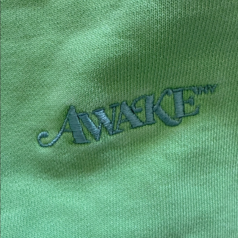 Awake Green Joggers size small medium unisex fashion forward - Picture 3 of 7